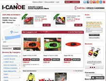 Tablet Screenshot of i-canoe.com